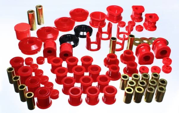 Energy Suspension - Energy Suspension 89-94 Nissan 240SX (S13) Red Hyper-Flex Master Bushing Set - 7.18106R