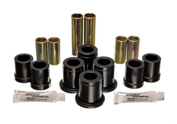 Energy Suspension - Energy Suspension 1980-86 Nissan 720 Truck 2WD/4WD Black Front Control Arm Bushing Set - 7.3101G