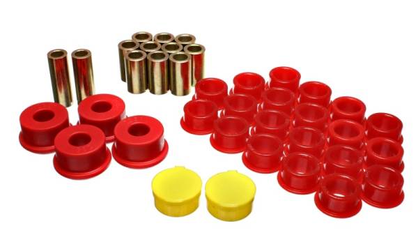 Energy Suspension - Energy Suspension 91-94 Nissan Sentra/NX1600/2000 Red Rear Control Arm Bushing Set - 7.3110R