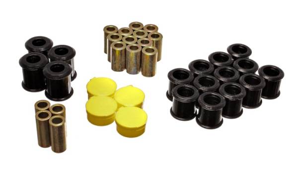 Energy Suspension - Energy Suspension 89-94 Nissan 240SX (S13) Black Rear Control Arm Bushing Set - 7.3115G