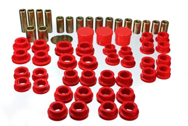 Energy Suspension - Energy Suspension 02-09 350Z / 03-07 Infiniti G35 Coupe Red Rear Control Arm Bushing Set - 7.3122R
