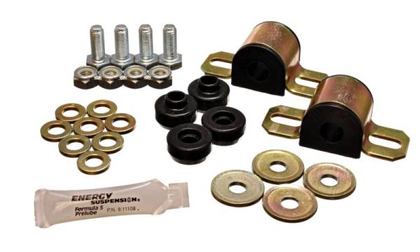 Energy Suspension - Energy Suspension 91-94-Nissan Sentra/NX1600/2000 Black 15mm Rear Sway Bar Frame Bushings (Sway bar - 7.5116G