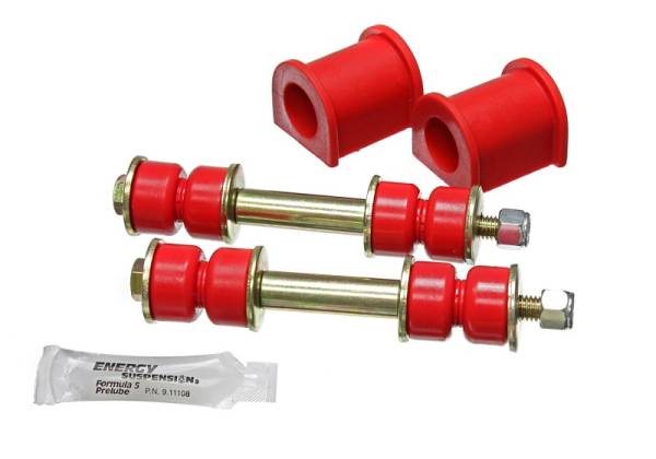Energy Suspension - Energy Suspension 87-95 Pathfinder Red 24mm Front Sway Bar Frame Bushings - 7.5117R