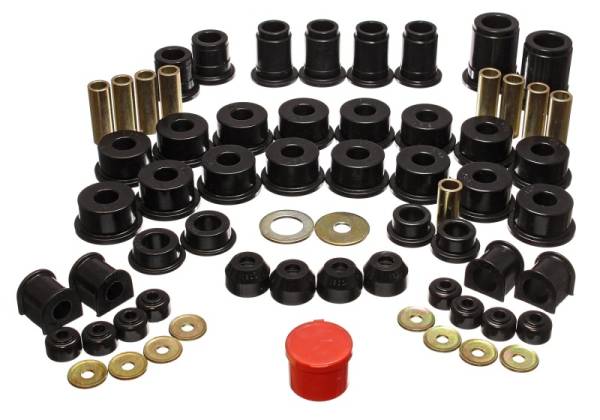 Energy Suspension - Energy Suspension 90-95 Toyota 4 Runner 2WD/4WD Black Hyper-Flex Master Bushing Set - 8.18103G