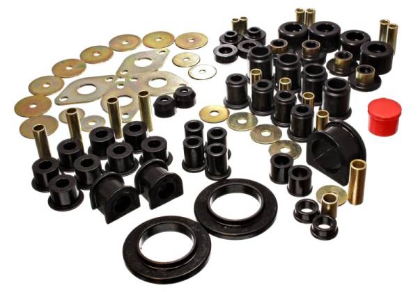 Energy Suspension - Energy Suspension 01-04 Toyota Tacoma Black Hyper-Flex Master Bushing Set - 8.18107G