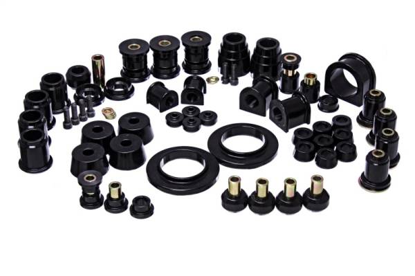 Energy Suspension - Energy Suspension 00-02 Toyota 4Runner 4WD Black Hyper-Flex Master Bushing Set - 8.18114G