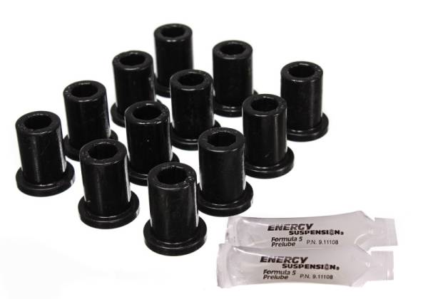 Energy Suspension - Energy Suspension Toy 4 X Sprg Bush O.E.M. Fj40 - Black - 8.2105G