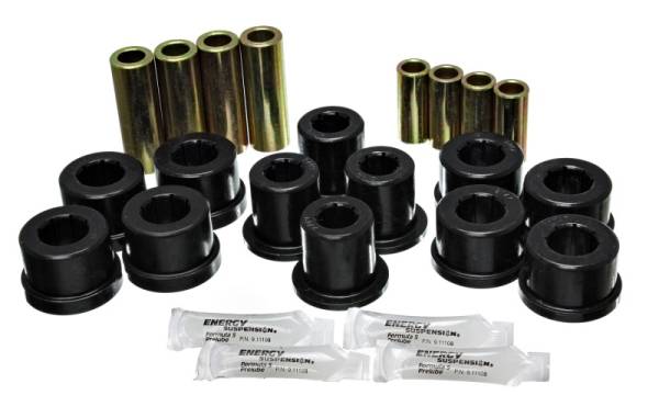 Energy Suspension - Energy Suspension 87-92 Toyota Supra Black Front Control Arm Bushing Set - 8.3126G
