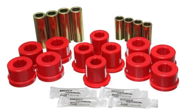 Energy Suspension - Energy Suspension 87-92 Toyota Supra Red Front Control Arm Bushing Set - 8.3126R