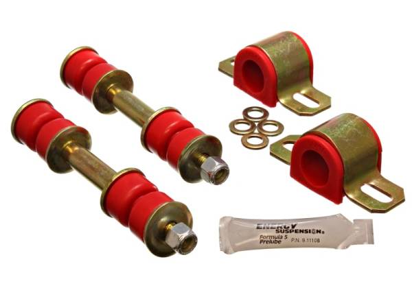 Energy Suspension - Energy Suspension 89-94 Toyota Pickup 2WD (Exc T-100/Tundra) Red 23mm Front Sway Bar Bushing Set - 8.5105R