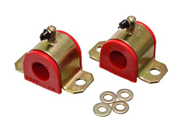 Energy Suspension - Energy Suspension 00-05 Toyota Celica Red 22mm Front Sway Bar Frame Bushings (Greaseable Frame Bushi - 8.5124R