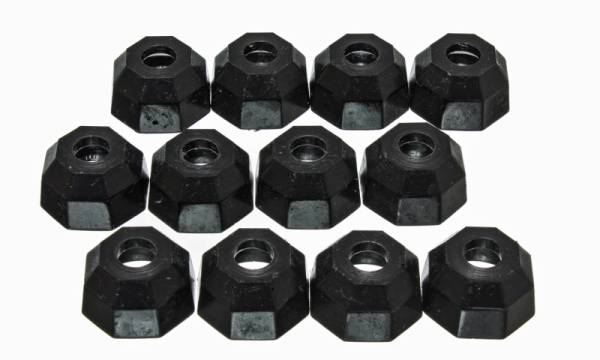 Energy Suspension - Energy Suspension Universal Black 12mm Taper Dia Octagon Tie Rod Dust Boots (BOX of 12) - 9.13110G