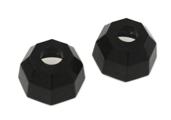Energy Suspension - Energy Suspension Universal Black 16.6mm Taper Dia Octagon Tie Rod Dust Boots (Set of 2) - 9.13120G