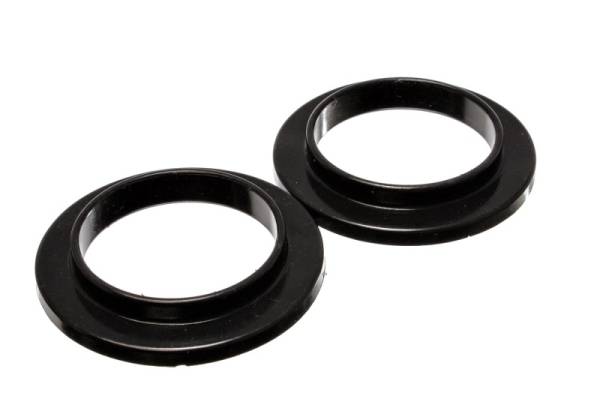 Energy Suspension - Energy Suspension Universal 3 3/4in ID 5 7/16in OD 7/8in H Black Coil Spring Isolators (2 per set) - 9.6101G
