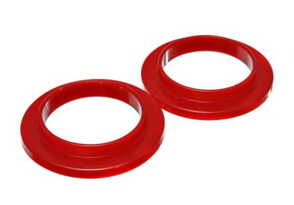 Energy Suspension - Energy Suspension Universal 3 3/4in ID 5 7/16in OD 7/8in H Red Coil Spring Isolators (2 per set) - 9.6101R