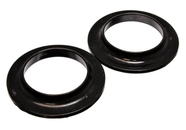 Energy Suspension - Energy Suspension Universal 3-3/4in ID 5-13/16in OD 7/8in H Black Coil Spring Isolators (2 per set) - 9.6108G