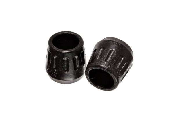Energy Suspension - Energy Suspension Universal Black 1-3/8in OD x 1/2in McPherson ID Strut Bump Stop Set - 9.6111G