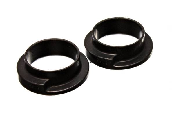 Energy Suspension - Energy Suspension Universal 2-3/16in ID 3in OD 1in H Black Coil Spring Isolators (2 per set) - 9.6115G