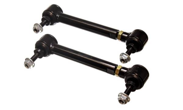 Energy Suspension - Energy Suspension Universal Black 6-3/4in-7-3/4in inAin Range Pivot Style End Link Set - 9.8172G