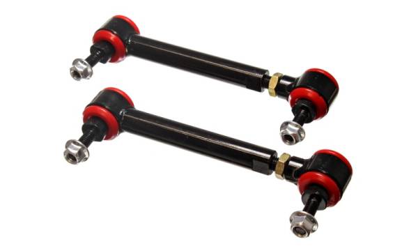 Energy Suspension - Energy Suspension Universal Red 6-3/4in-7-3/4in inAin Range Pivot Style End Link Set - 9.8172R