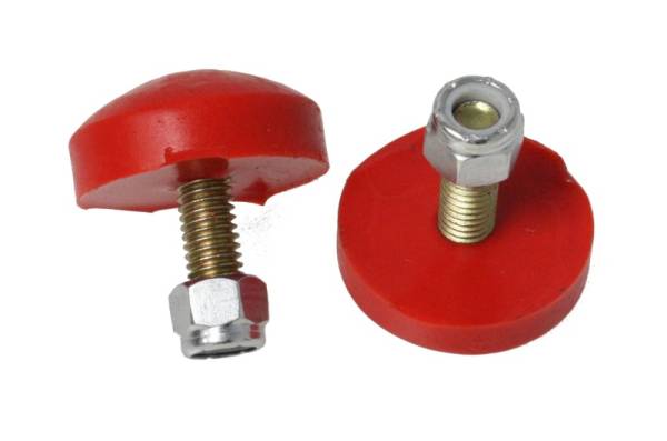 Energy Suspension - Energy Suspension Lw Profile Button Head Snubber - Red - 9.9121R