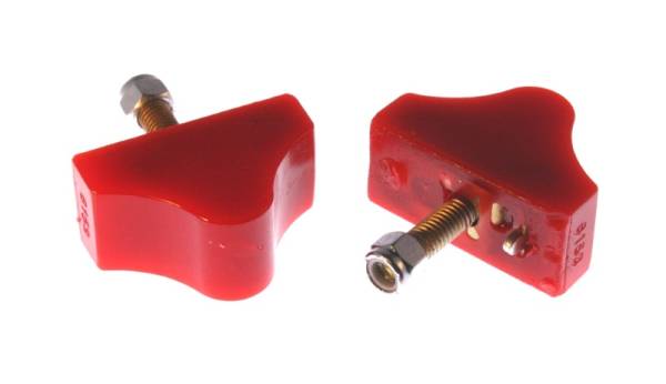 Energy Suspension - Energy Suspension Gm Lwr B Stop Single Hump Set - Red - 9.9154R
