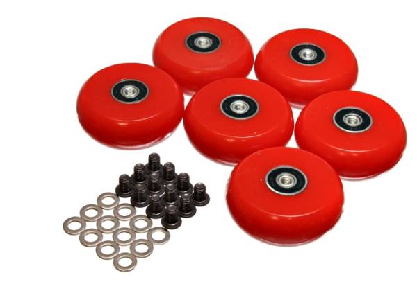 Energy Suspension - Energy Suspension 2.375 inch Hyper-Glide PolyCreeper Wheels (Set of 6) - 9.9172R