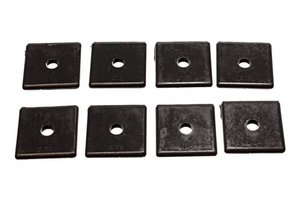 Energy Suspension - Energy Suspension Pad - Med - 2in SQ x 7/16in ID x 1/4in H - Black - 9.9533G