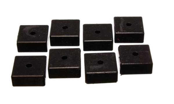 Energy Suspension - Energy Suspension Pad - Soft - 2-1/16in SQ x 3/8in ID x 15/16in H - Black - 9.9535G