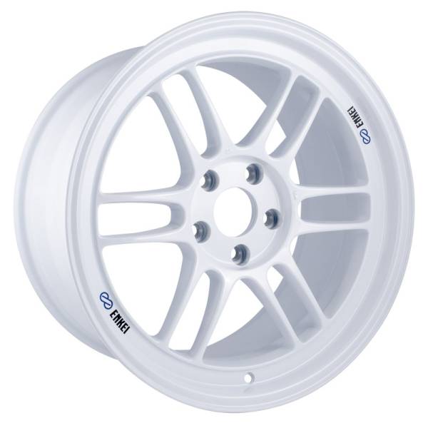 Enkei - Enkei RPF1 18x9.5 5x114.3 38mm Offset 73mm Center Bore Vanquish White Wheel (Special Order/ MOQ 40*) - 3798956538WP