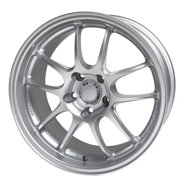 Enkei - Enkei PF01 17x7 4x100 45mm Offset 75mm Bore Diameter Silver Wheel - 460-770-4945SP