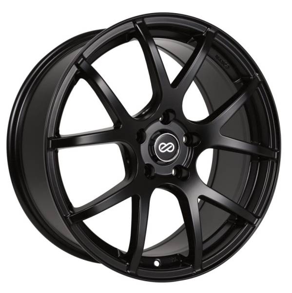 Enkei - Enkei M52 16x7 38mm Offset 5x100 Bolt Pattern 72.6mm Bore Dia Matte Black Wheel - 480-670-8038BK