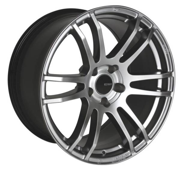 Enkei - Enkei TSP6 18x8 45mm Offset 5x100 Bolt Pattern 72.6 Bore Hyper Silver Wheel - 486-880-8045HS