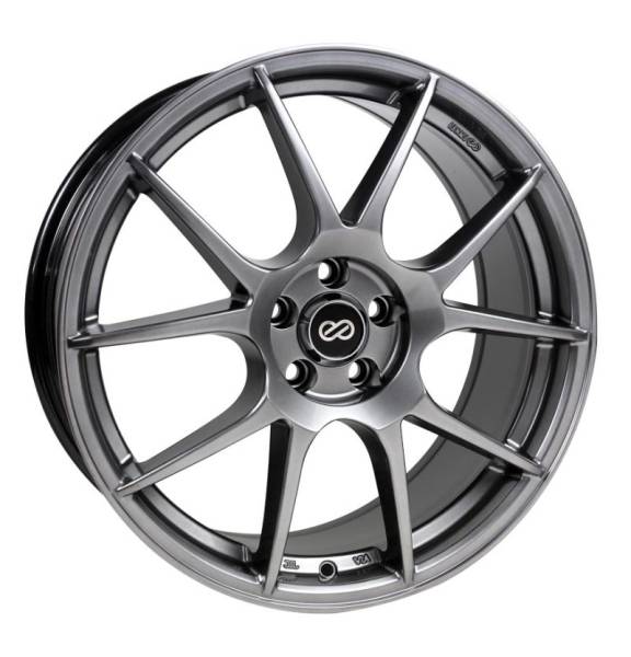 Enkei - Enkei Enkei YS5 18x8 5x100 45mm offset 72.6mm Bore Hyper Black - 494-880-8045HB
