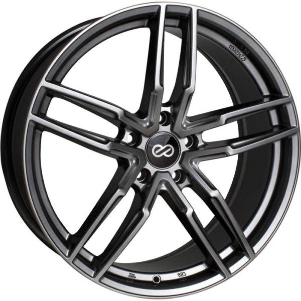 Enkei - Enkei SS05 20x8.5 5x120 40mm Offset 72.6mm Bore Hyper Grey Wheel - 511-285-1240GR