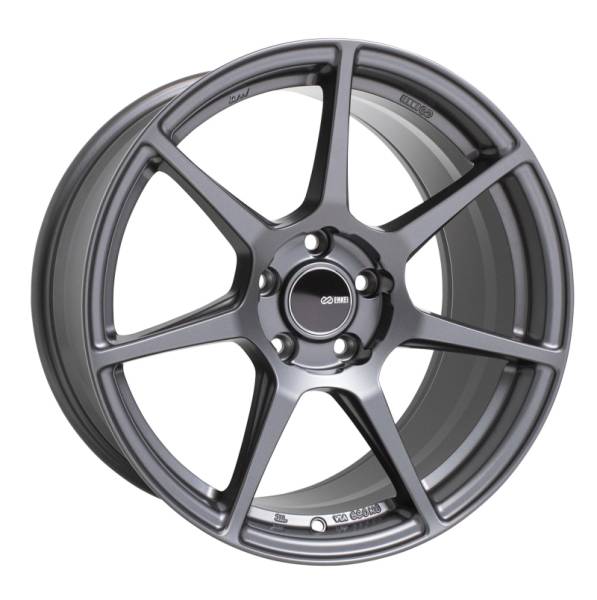 Enkei - Enkei TFR 17x9 5x100 45mm Offset 72.6 Bore Diameter Matte Gunmetal Wheel - 516-790-8045GM