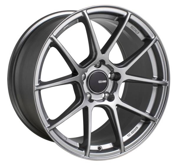 Enkei - Enkei TS-V 18x8.5 5x100 45mm Offset 72.6mm Bore Storm Grey Wheel - 522-885-8045GR