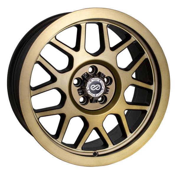 Enkei - Enkei Matrix 17x9 6x139.7 10mm Offset 108mm Bore Brushed Gold Wheel - 526-790-8410BG