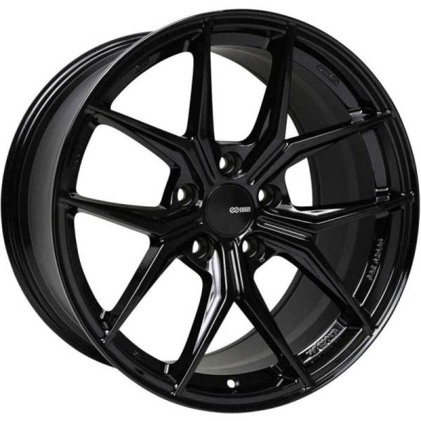 Enkei - Enkei TSR-X 20x9.5 40mm Offset 5x114.3 BP Gloss Black Wheel - 529-295-6540BK