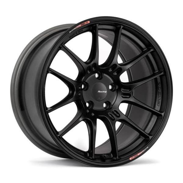 Enkei - Enkei GTC02 18x8.5 5x112 43mm Offset 66.5mm Bore Matte Black Wheel - 534-885-4443BK