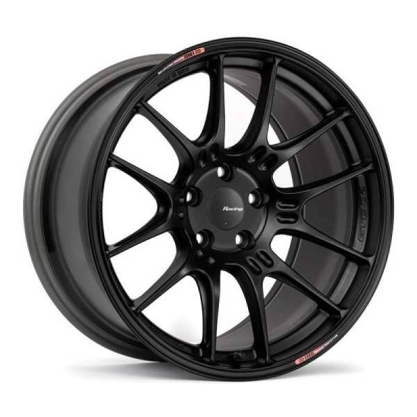 Enkei - Enkei GTC02 19x8.5 5x112 45mm Offset 66.5mm Bore Matte Black Wheel - 534-985-4445BK