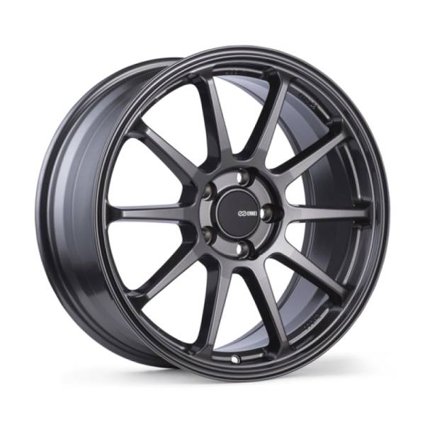 Enkei - Enkei PX-10 18x8 5x100 45mm Offset 72.6mm Bore Gunmetal Wheel - 536-880-8045GM