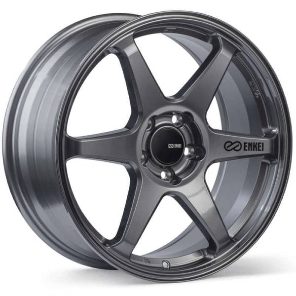 Enkei - Enkei T6R 17x9 40mm Offset 5x114.3 Bolt Pattern 72.6 Bore Gloss Gunmetal Wheel - 539-790-6540GM