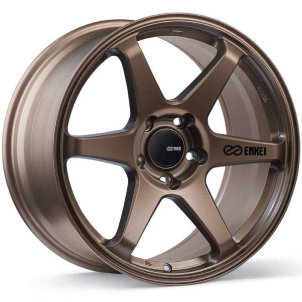 Enkei - Enkei T6R 18x8.5 45mm Offset 5x100 Bolt Pattern 72.6 Bore Matte Bronze Wheel - 539-885-8045ZP