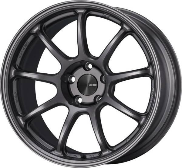 Enkei - Enkei PF09 17x8 5x112 25mm Offset 75mm Bore Dark Silver Wheel - 540-780-4425DS
