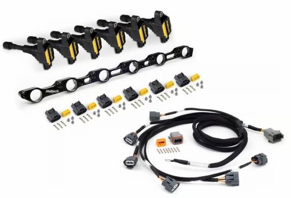 Haltech - Haltech Toyota JZ R35 Coil Conversion Kit w/Bracket Coils Connectors & Harness (1JZ/1JZ VVT/2JZ) - HT-120201