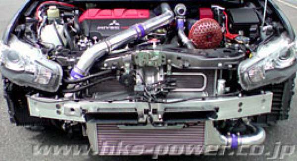 HKS - HKS Type-2 Front Mount Intercooler includes Full Piping Kit for 08-10 Mitsubishi Evolution X - 13001-AM006