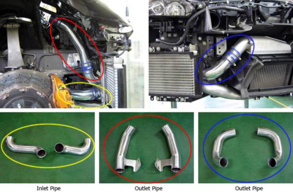 HKS - HKS 09-10 Nissan GT-R Intercooler Pipe Kit (2 inlet/4 outlet) - 13002-AN003