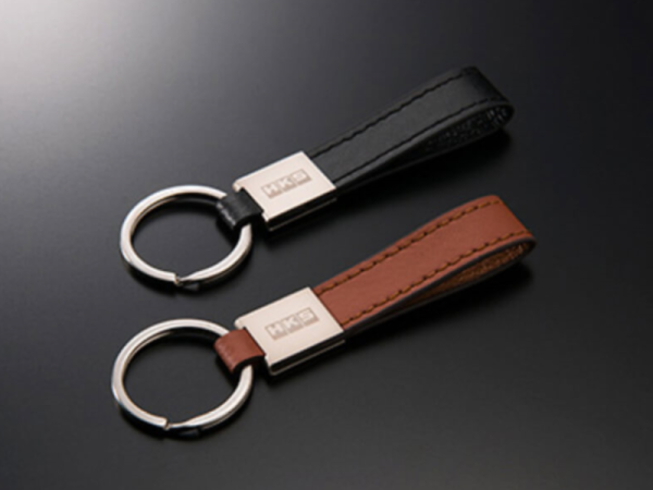 HKS - HKS HKS LEATHER KEYRING BLACK - 51007-AK222
