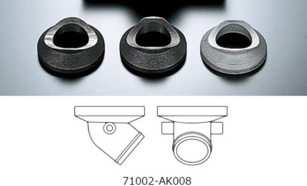HKS - HKS 50mm Weld-on Steel BOV Flange - 71002-AK011